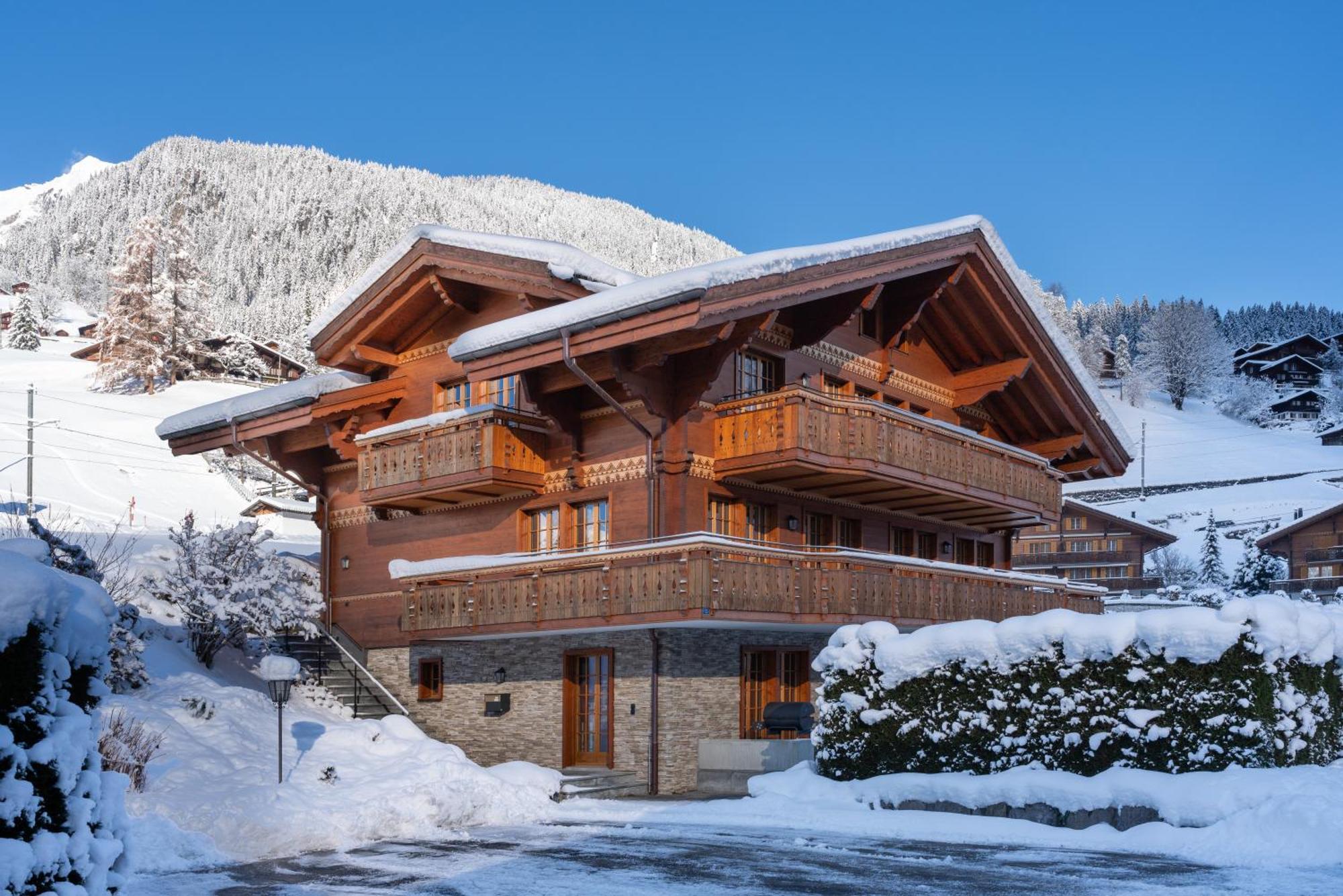 Chalet Alia And Apartments-Grindelwald By Swiss Hotel Apartments Kültér fotó