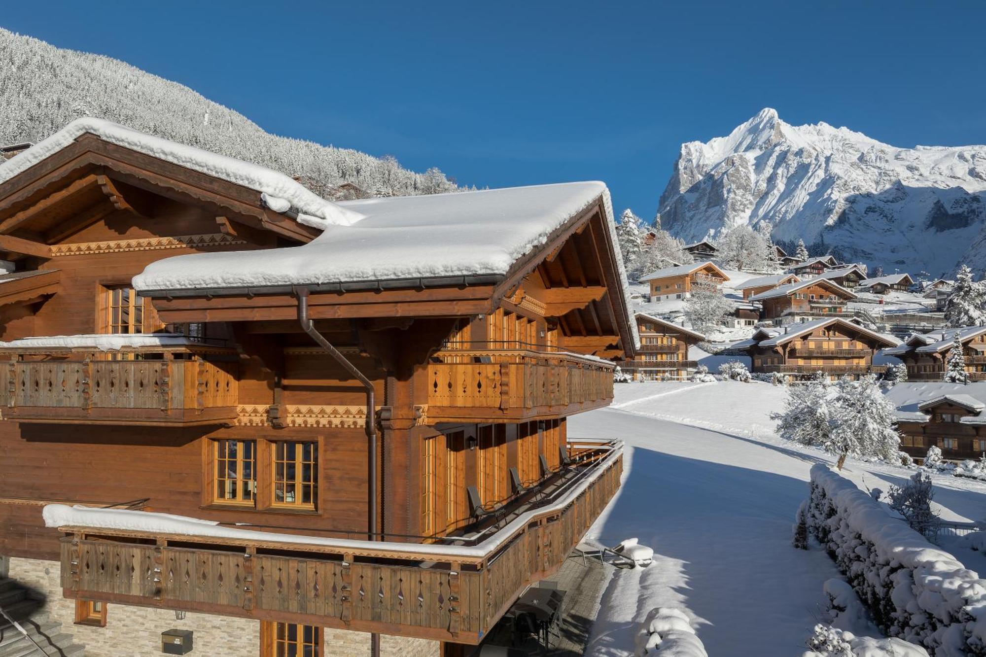 Chalet Alia And Apartments-Grindelwald By Swiss Hotel Apartments Kültér fotó